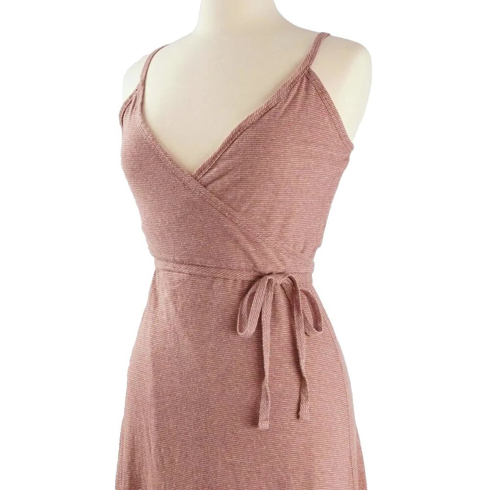 NWT Patagonia Wear With All Dress Wrap Evening Mauve Dress Size S - Picture 3 of 15